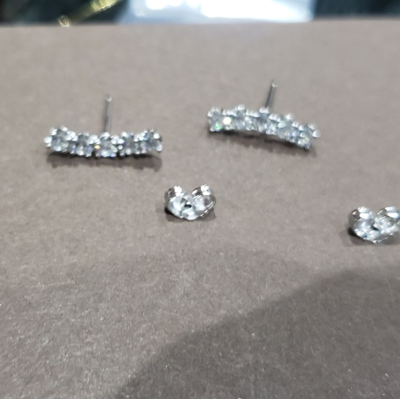 Stud Earrings Cubic Zircon - Picture 6 of 10